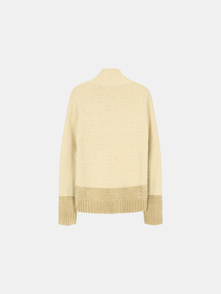 Dipped Knit Bone